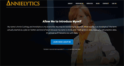 Desktop Screenshot of annielytics.com